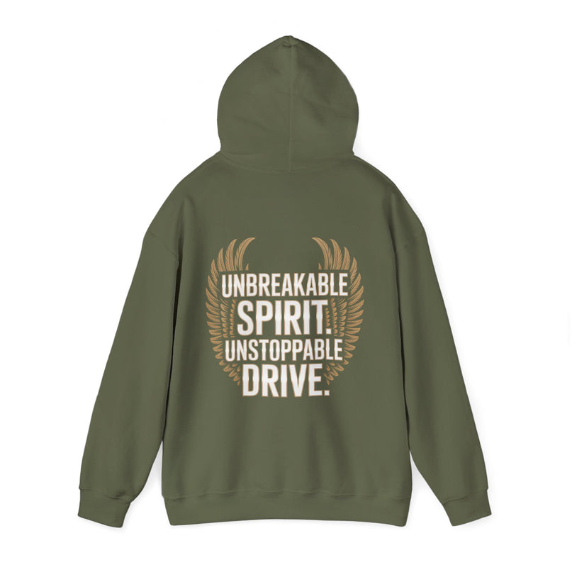 Motivational Hoodie for Unbreakable Spirit