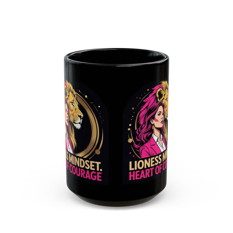 Empowerment Mug: Heart of Courage for Boss Lady