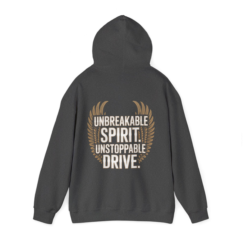 Motivational Hoodie for Unbreakable Spirit