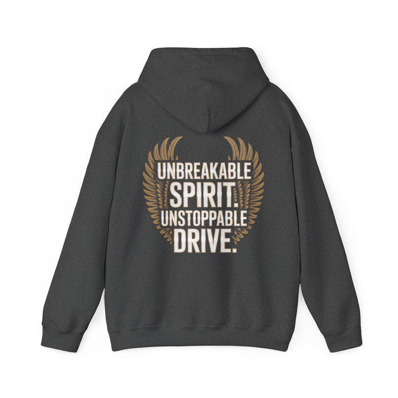 Motivational Hoodie for Unbreakable Spirit