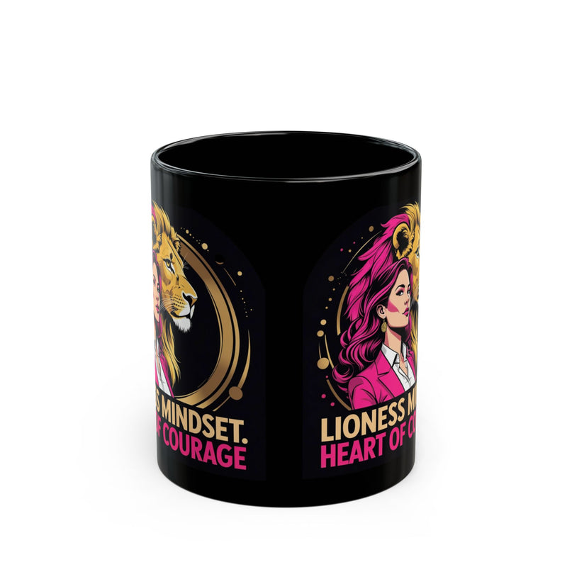 Empowerment Mug: Heart of Courage for Boss Lady