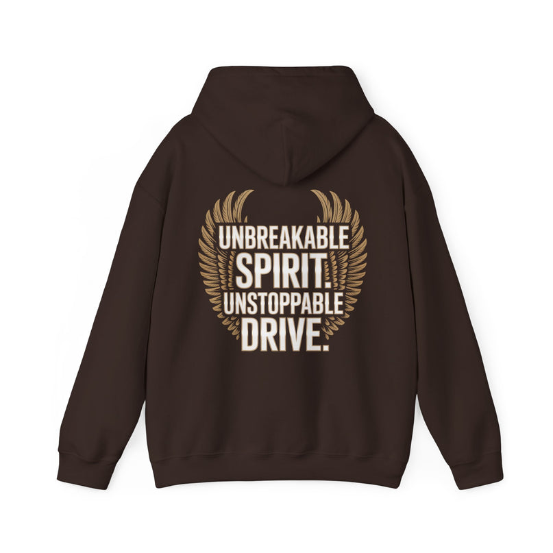 Motivational Hoodie for Unbreakable Spirit