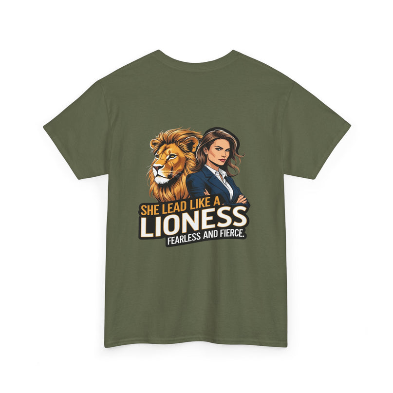 Lead Like a Lioness T-shirt for woman