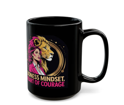 Empowerment Mug: Heart of Courage for Boss Lady