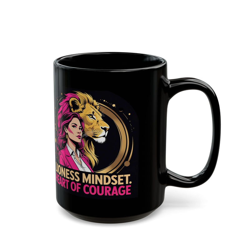 Empowerment Mug: Heart of Courage for Boss Lady