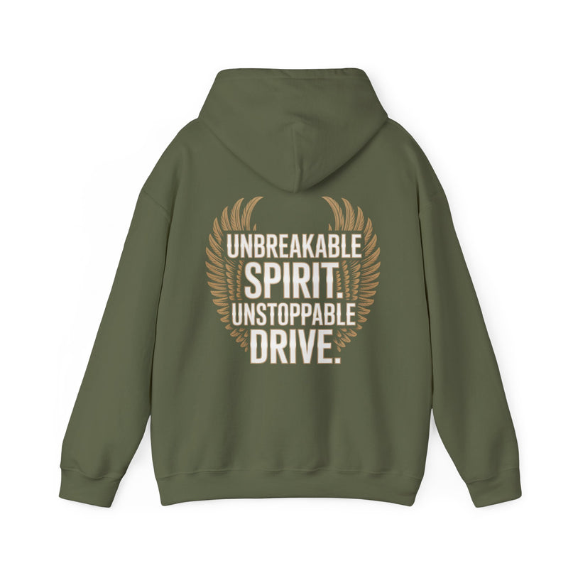 Motivational Hoodie for Unbreakable Spirit