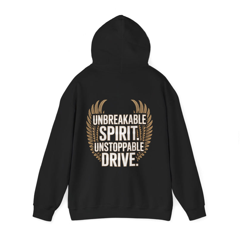 Motivational Hoodie for Unbreakable Spirit