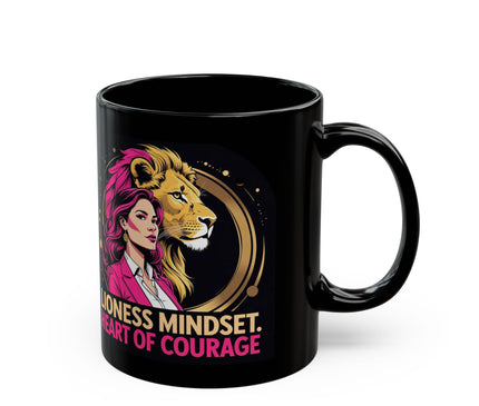 Empowerment Mug: Heart of Courage for Boss Lady