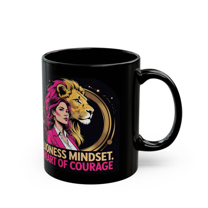 Empowerment Mug: Heart of Courage for Boss Lady