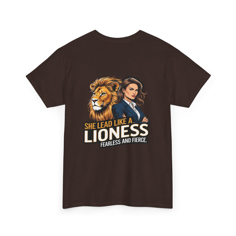 Lead Like a Lioness T-shirt for woman