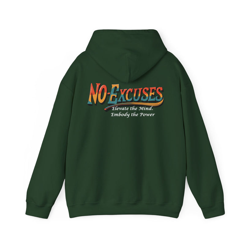 No Excuses Motivational Hoodie