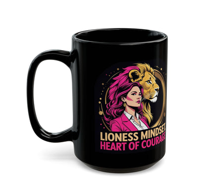 Empowerment Mug: Heart of Courage for Boss Lady