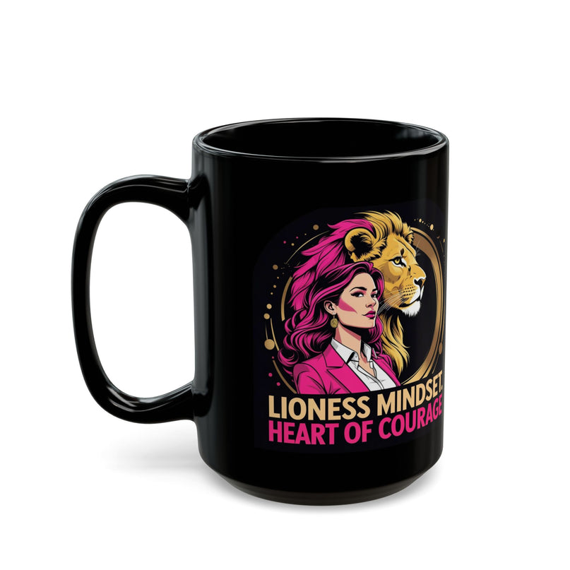 Empowerment Mug: Heart of Courage for Boss Lady