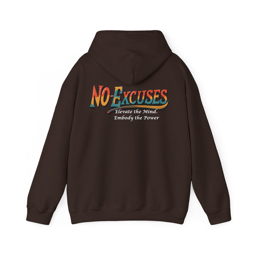 No Excuses Motivational Hoodie
