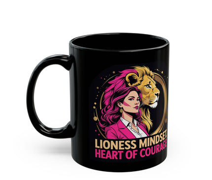 Empowerment Mug: Heart of Courage for Boss Lady