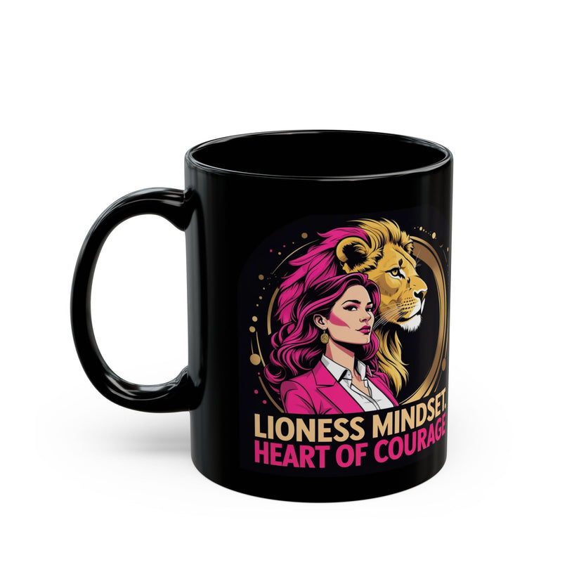 Empowerment Mug: Heart of Courage for Boss Lady