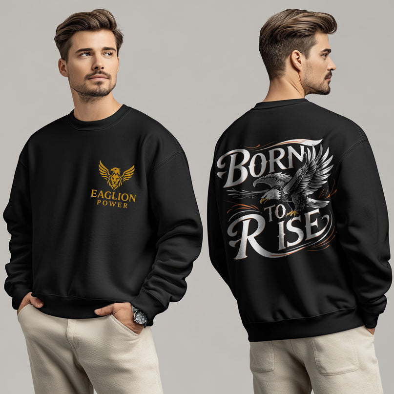 Eagle Graphic Born to Rise Sweat for Man